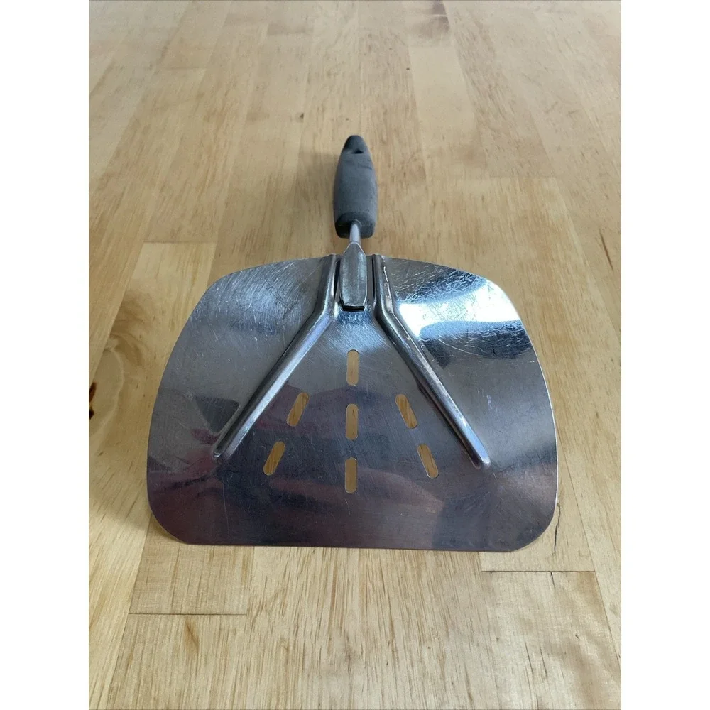 Vtg FOLEY‎ Wide Slotted Curved SPATULA Turner Flipper MEAT LIFTER~UTENSIL